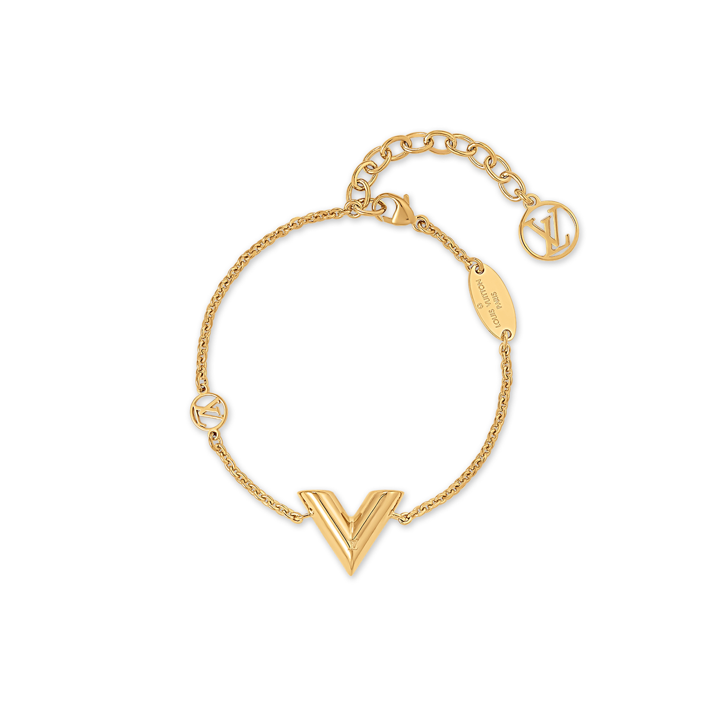LOUIS VUITTON ESSENTIAL V BRACELET M00858 LOUIS VUITTON ESSENTIAL V BRACELET M00858